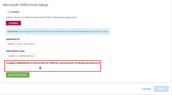 Enter the Federated Email Domain.png