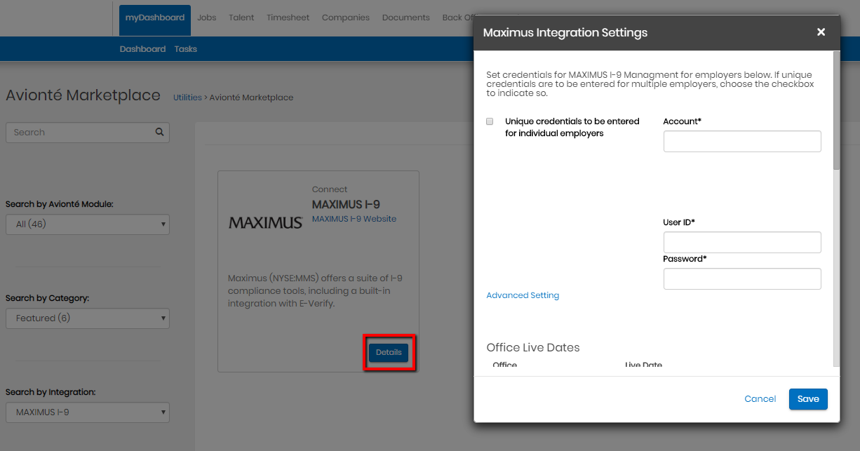 Maximus_Integration_Settings.png