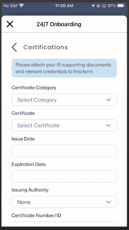 24/7 App - Task Completion Step 2