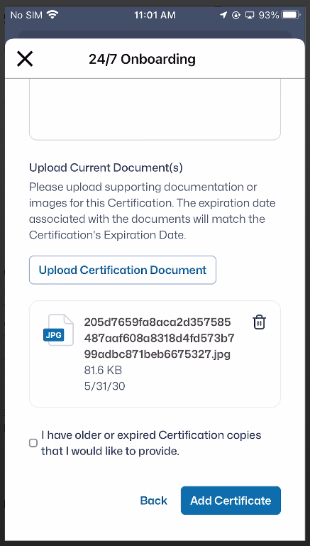 24/7 App - Task Completion Step 5