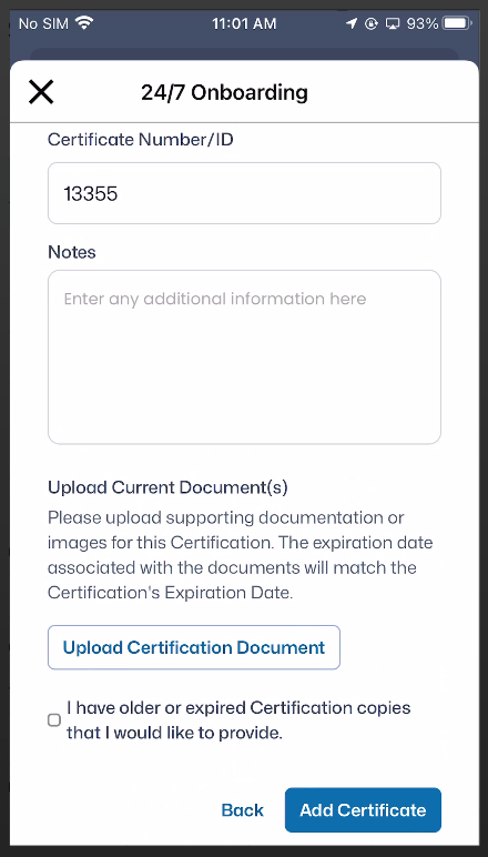 24/7 App - Task Completion Step 4
