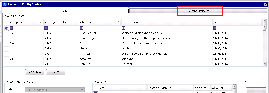 ChoiceProperty tab