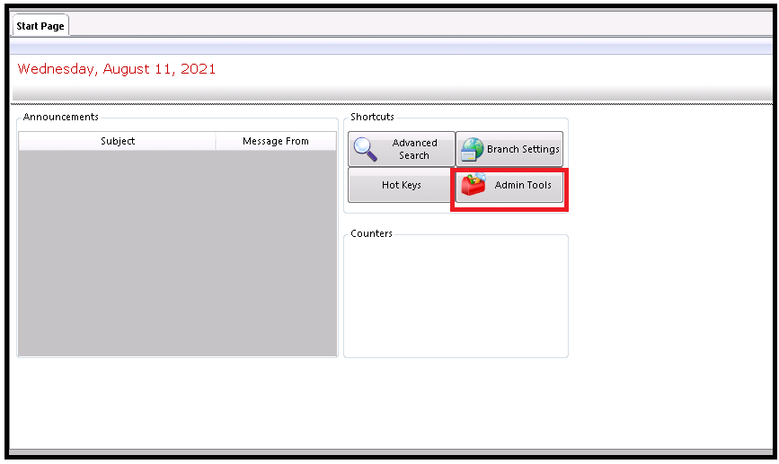 Admin Tools